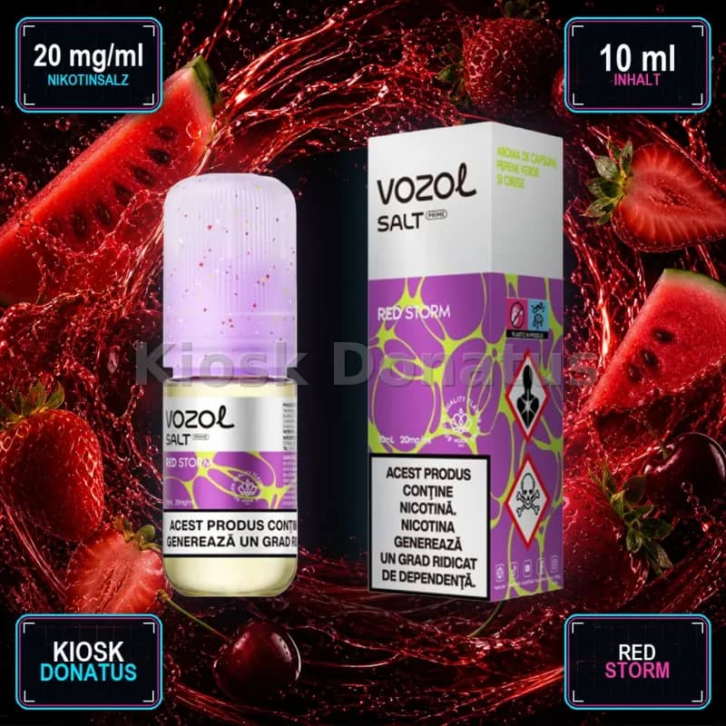 VOZOL Salt Prime Red Storm 20mg Liquid – 10 ml