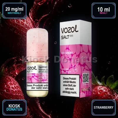 VOZOL Salt Prime Strawberry 20mg Liquid – 10 ml