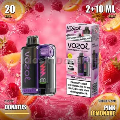 VOZOL Vista Plug 15000 Prefilled Pod Kit – Pink Lemonade