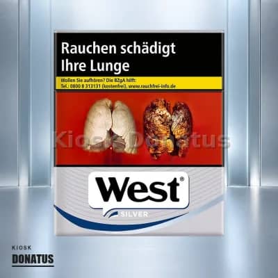 West Silver Zigaretten – 24 Stück