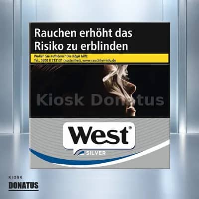 West Silver Zigaretten – 40 Stück