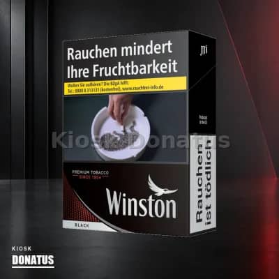 Winston Black XXL Schachtel Zigaretten – 24 Stück