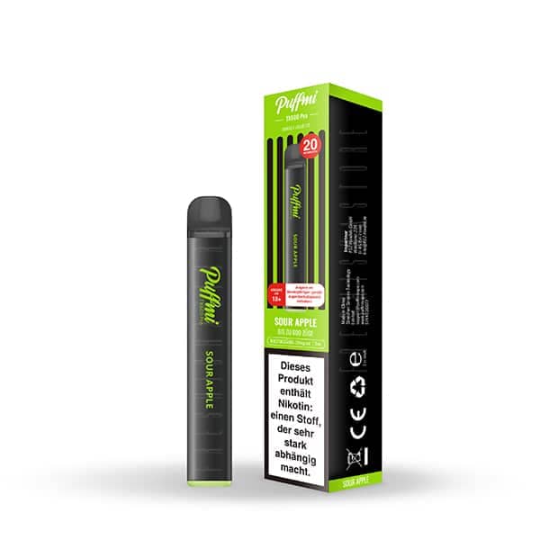 PUFFMI TX600 Pro Sour Apple 600 Züge