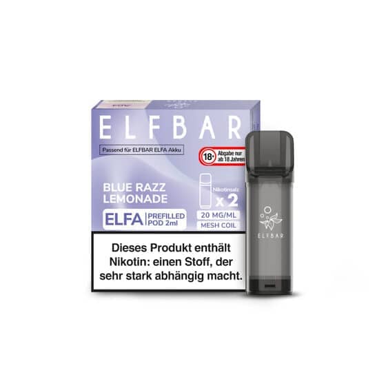 Elf Bar Elfa Blue Razz Lemonade 2x Pods 600 Züge