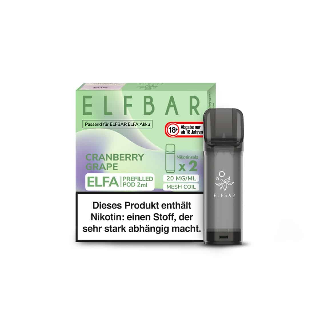Elf Bar Elfa Cranberry Grape 2x Pods 600 Züge