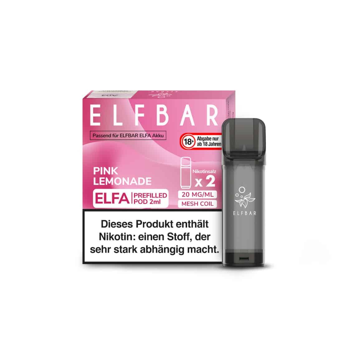 Elf Bar Elfa Pink Lemonade 2x Pods 600 Züge