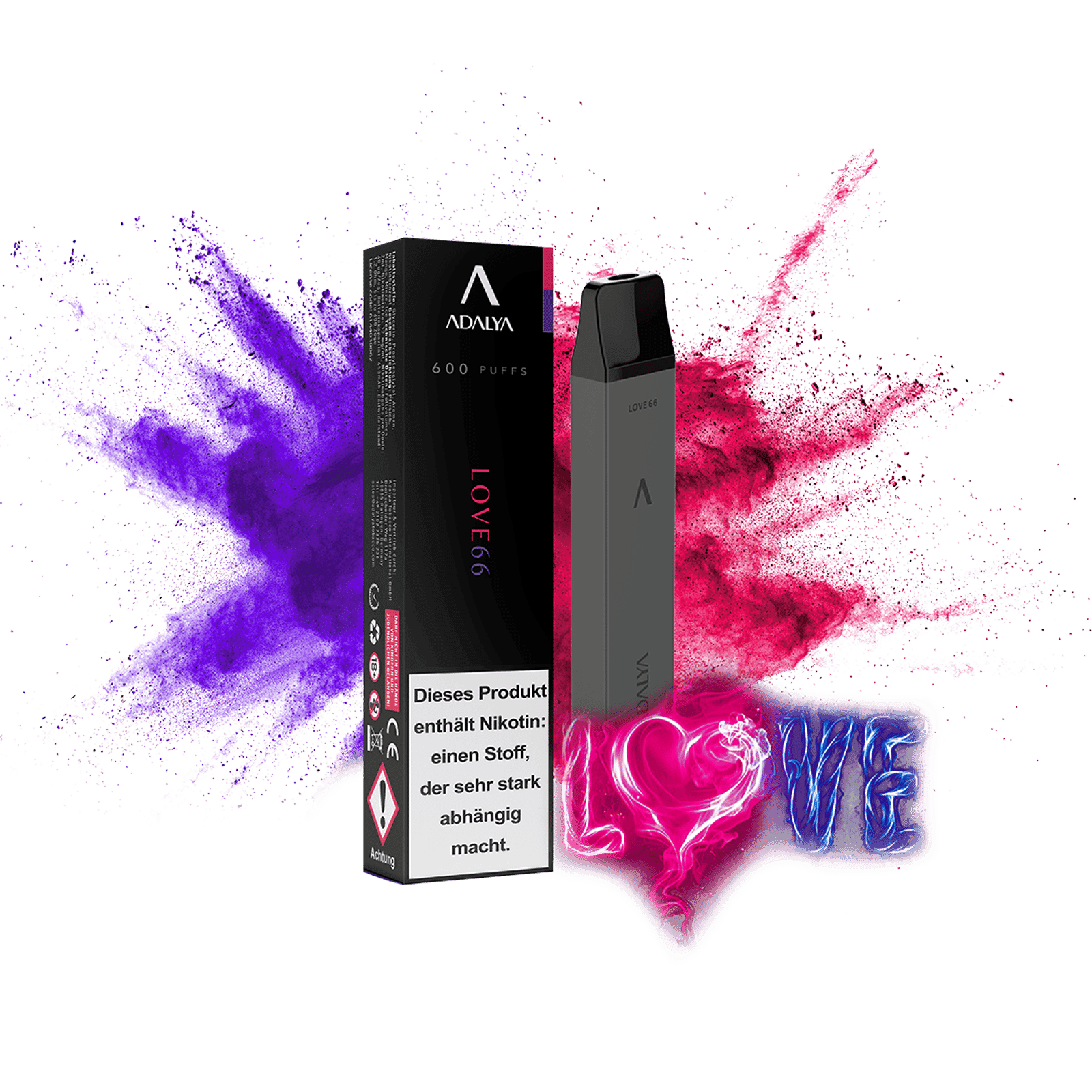 Adalya Vape 600 Love 66 600 Züge