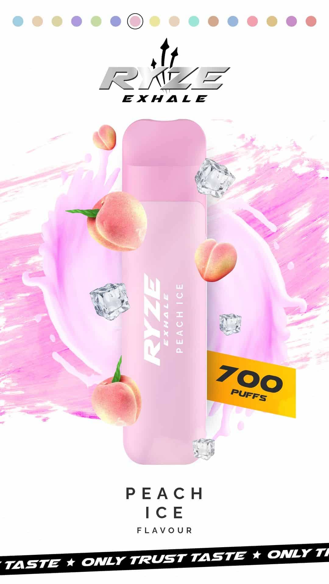 RYZE EXHALE 700 Züge Peach Ice