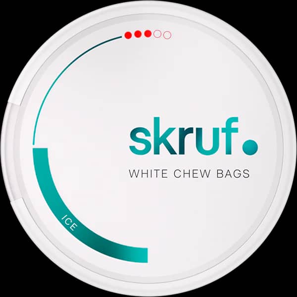 Skruf Ice #3 White Chew Bags