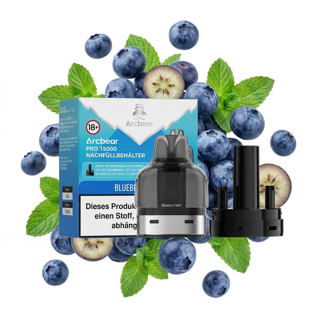 Arcbear 15K Pro Pod – Blueberry Mint