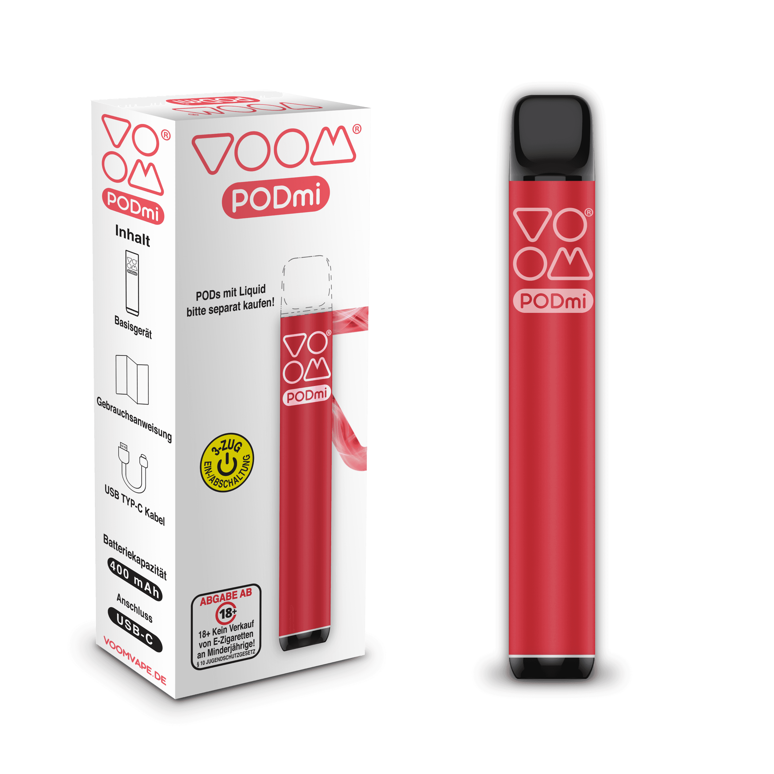 Voom Podmi Red Akkuträger