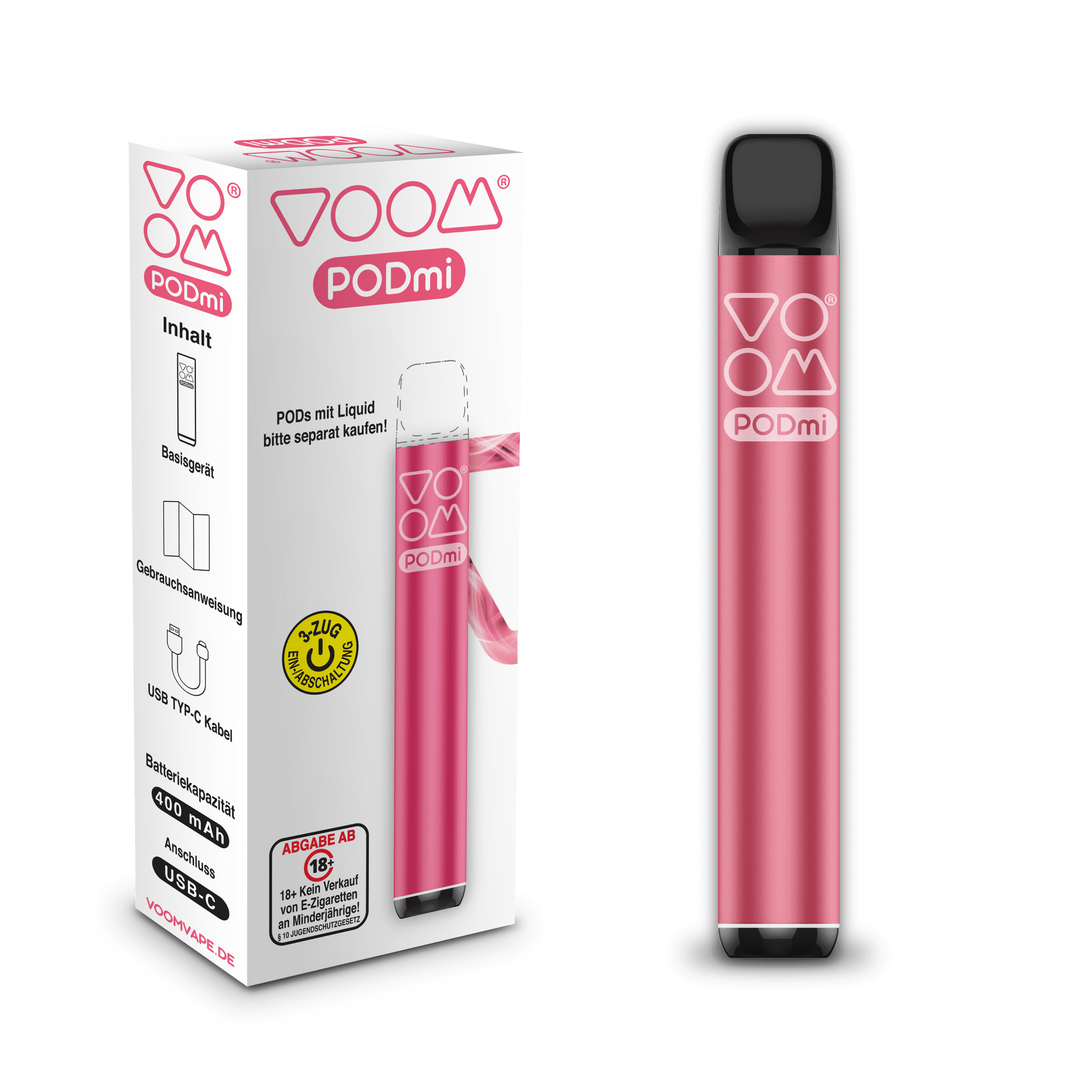 Voom Podmi Pink Akkuträger