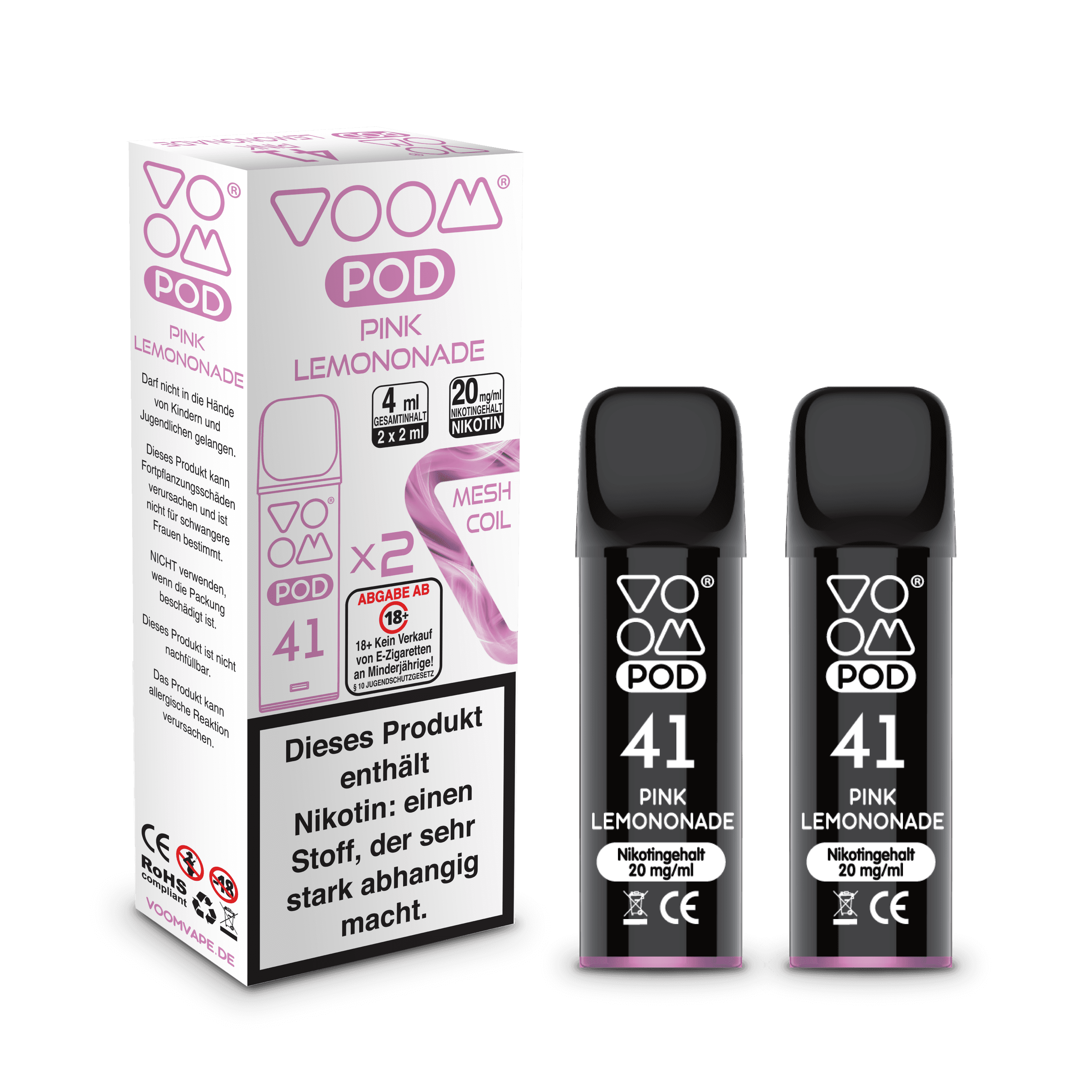 Voom Pod Pink Lemonade 2x 600