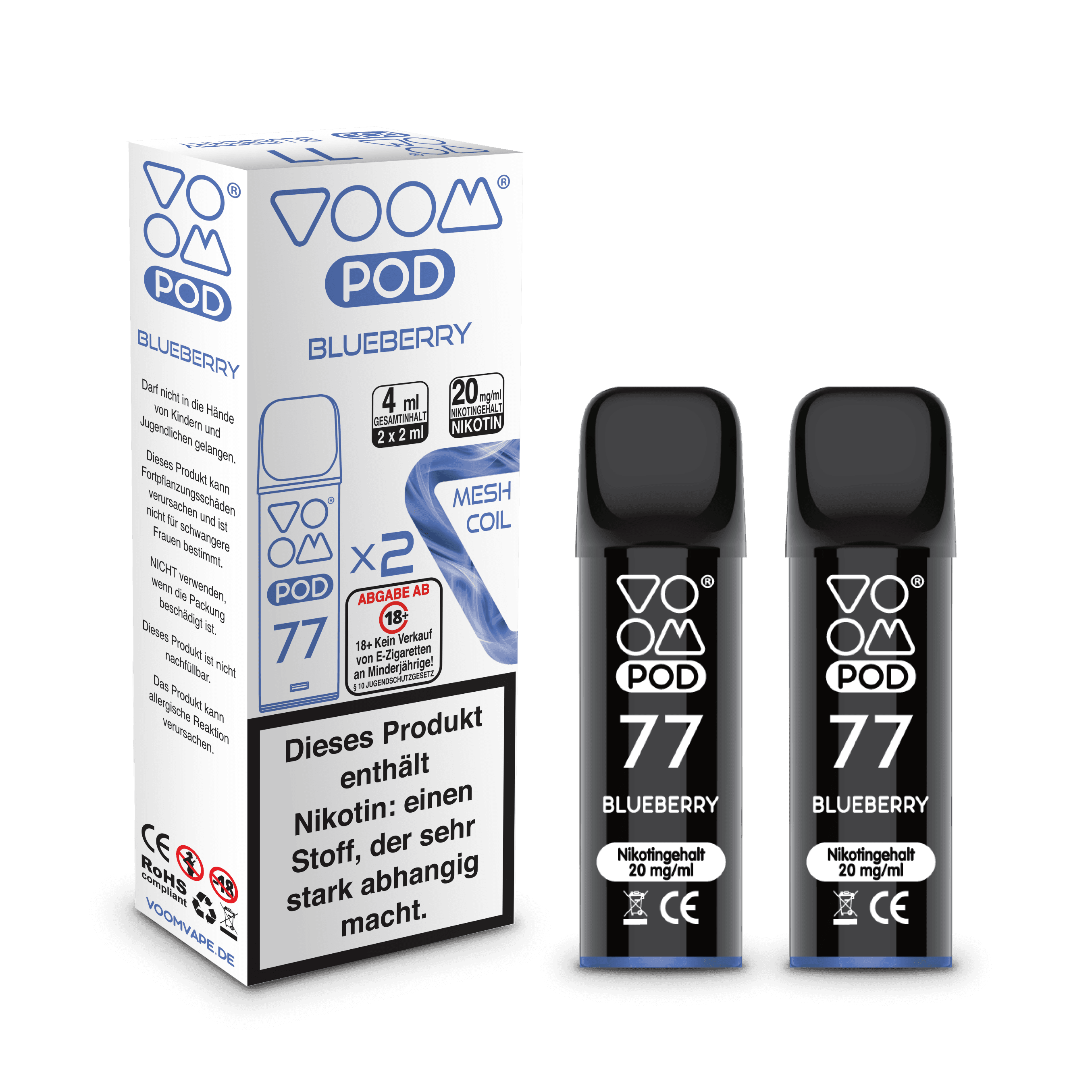 Voom Pod Blueberry 2x 600