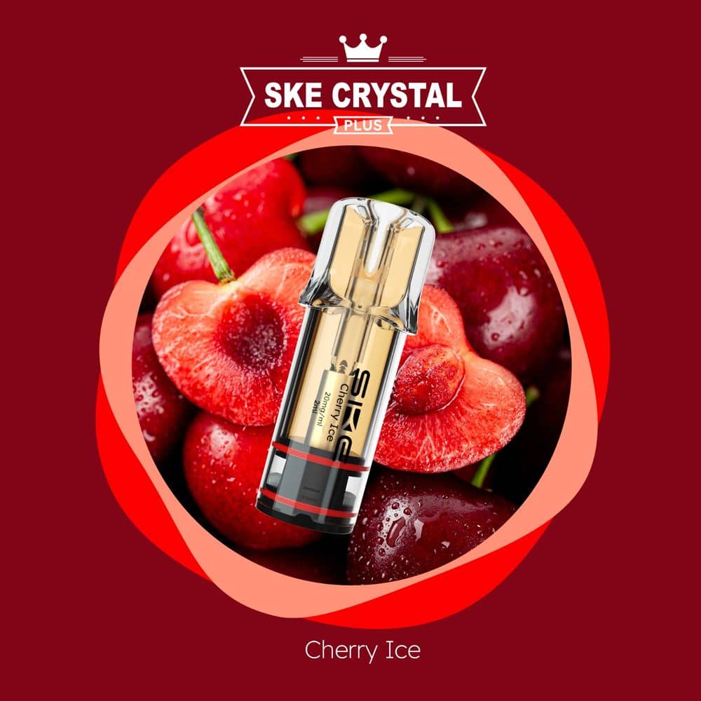 Crystal Plus Pod 2x 600 Züge Cherry Ice