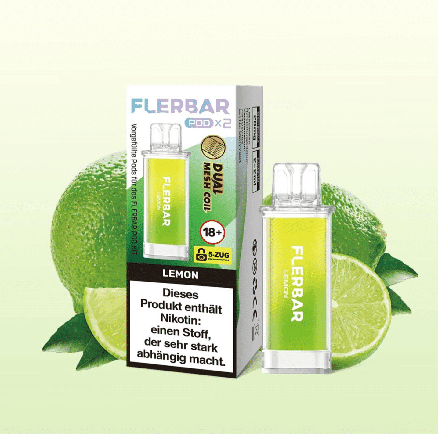 Flerbar Pod 2x 600 Züge Lemon