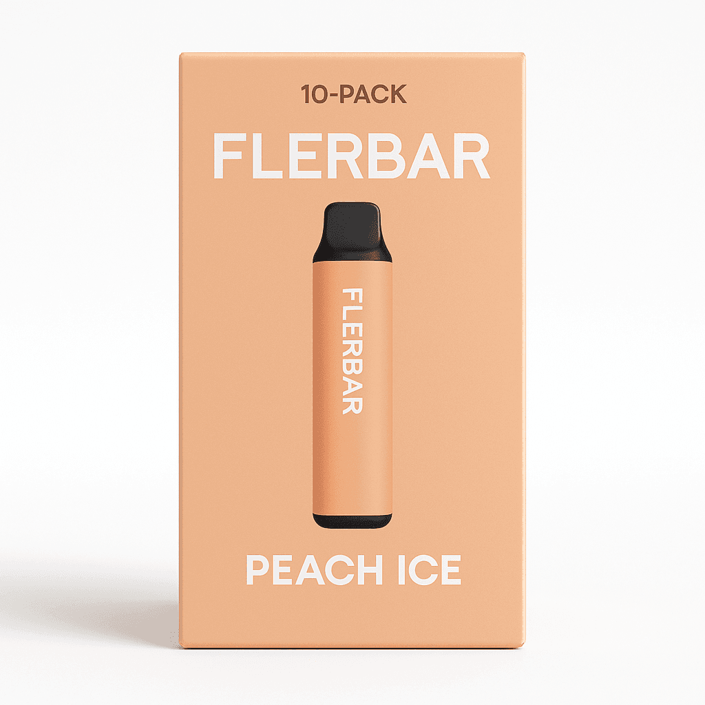 10er Pack - Flerbar – Peach Ice Vapes