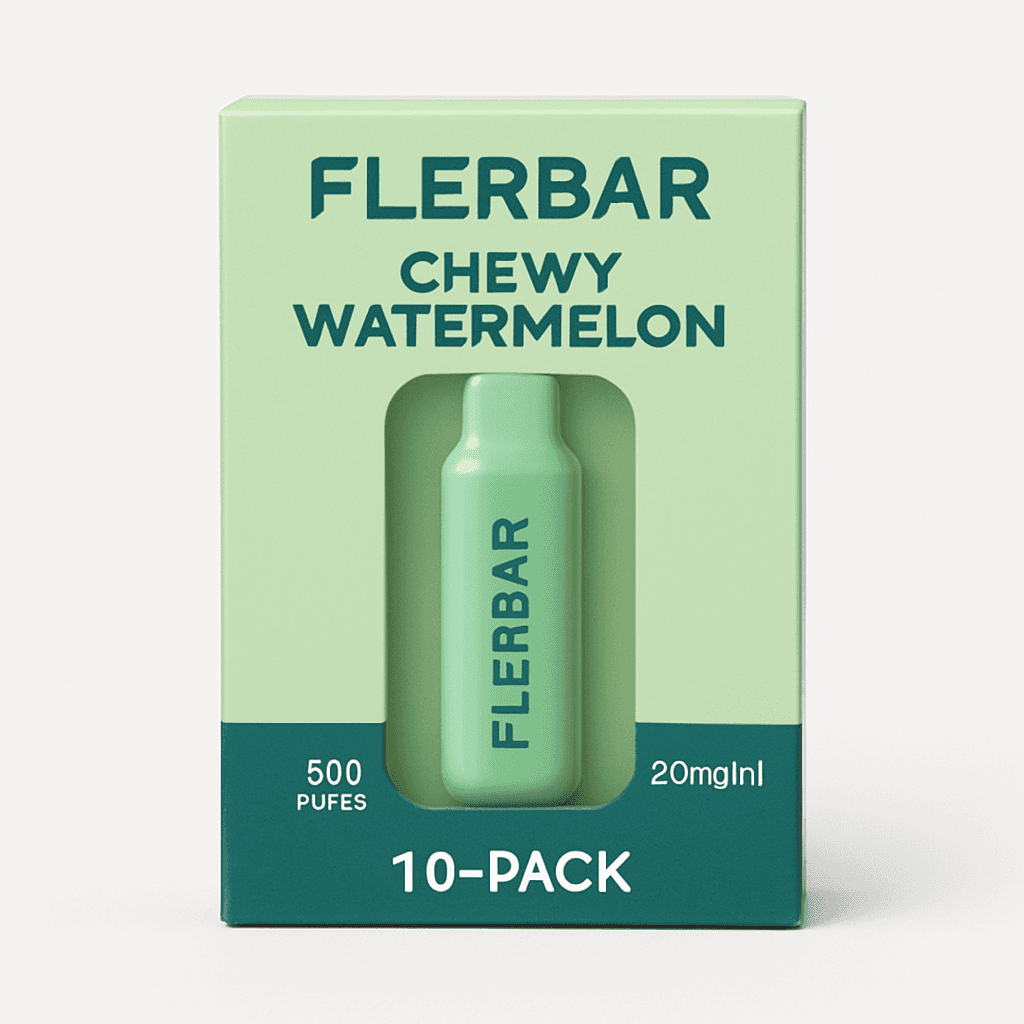 10er Pack - Flerbar – Chewy Watermelon Vapes