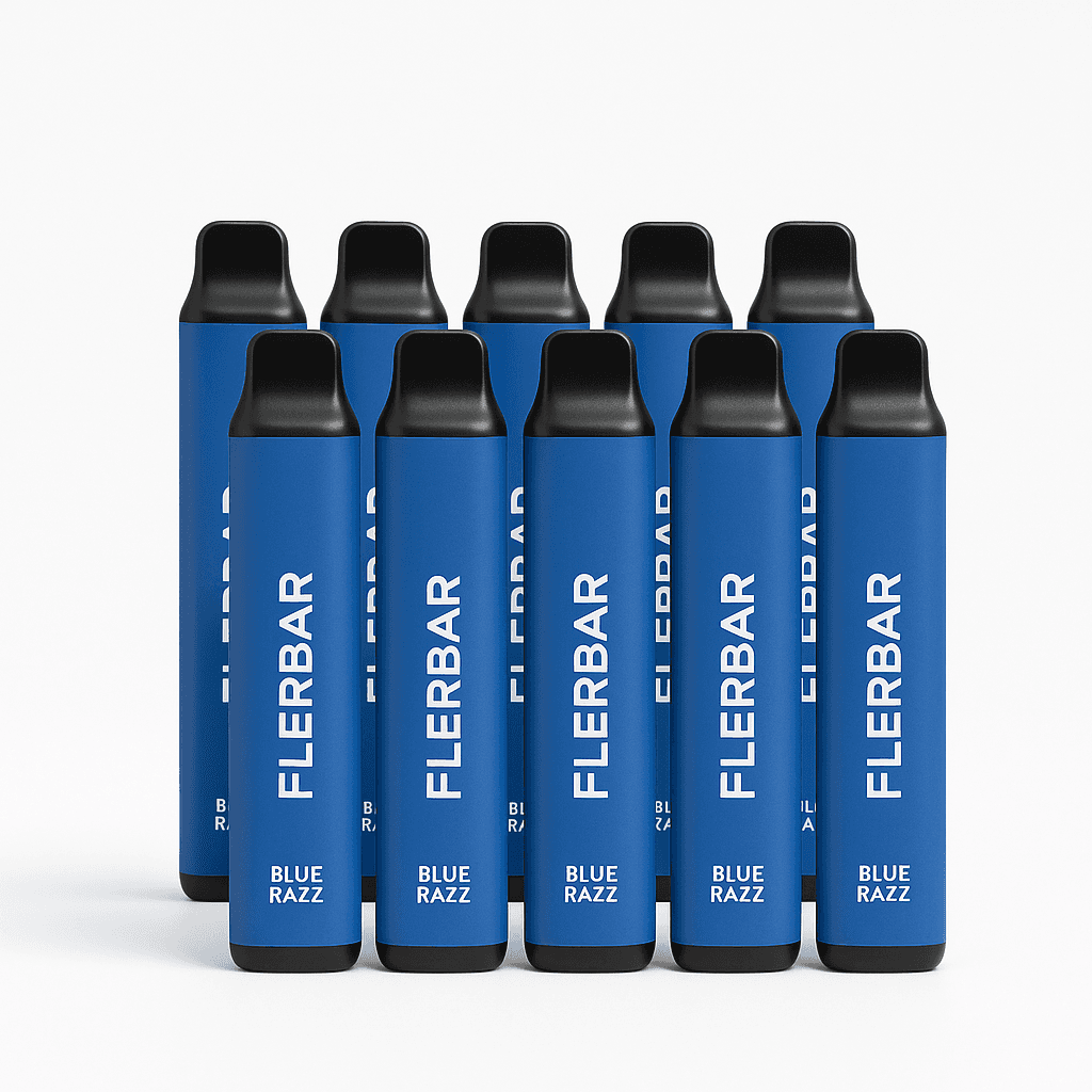 10er Pack - Flerbar – Blue Razz Vapes