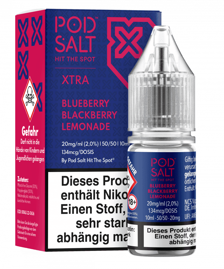PodSalt Xtra - Blueberry Blackberry Lemonade – 20mg/ml