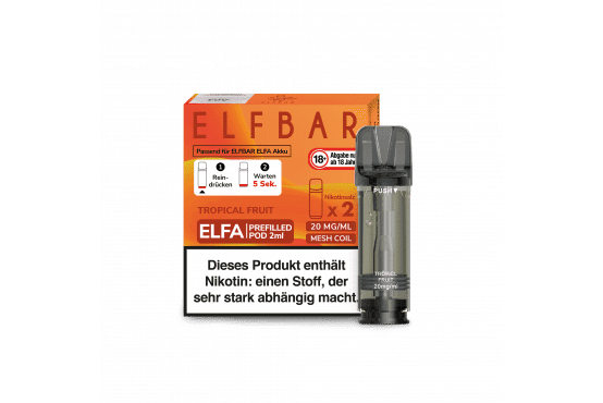 Elf Bar Elfa Tropical Fruit 2x 600 Züge