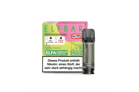 Elf Bar Elfa Apple Peach 2x 600 Züge