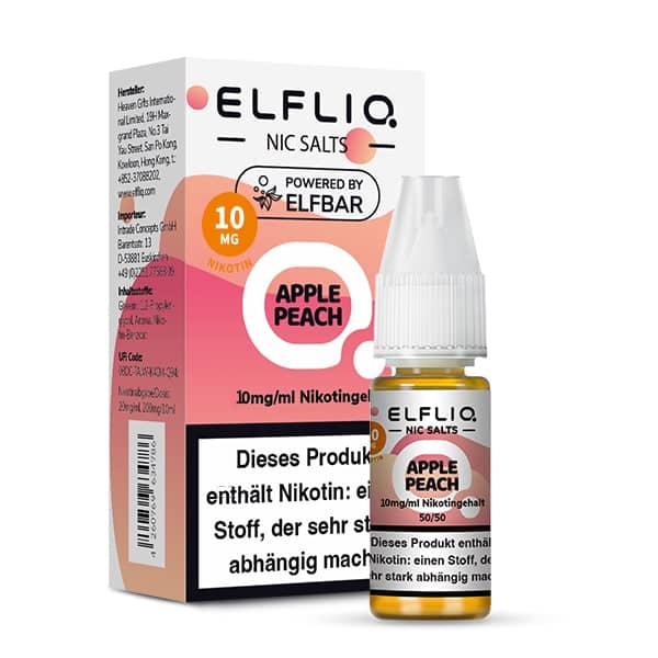 Elfbar ElfLiq - Liqiud - 10mg - Apple Peach