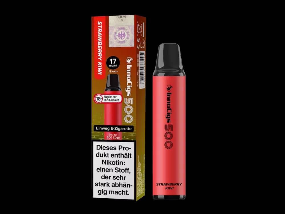 Innocigs 500 – Einweg E-Shisha 600 Züge - Strawberry Kiwi