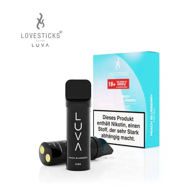 Lovesticks LUVA - Pods 600 Züge - Peach Blueberry