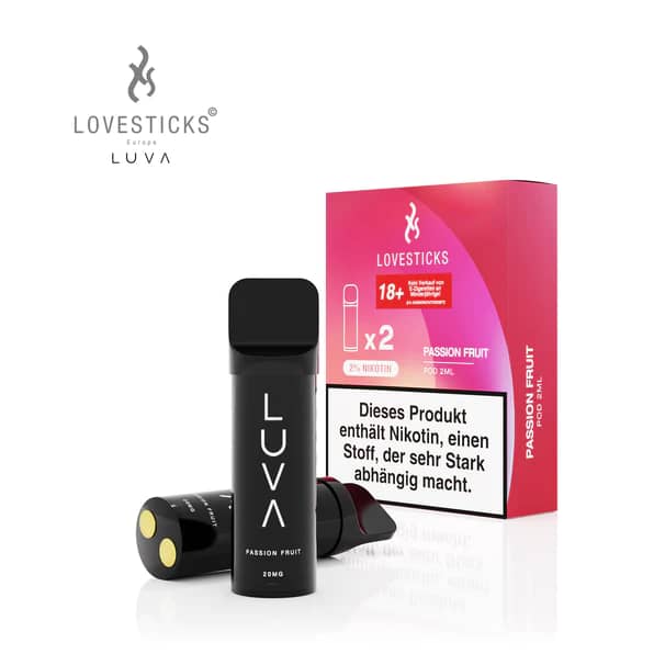 Lovesticks LUVA - Pods 600 Züge - Passionfruit