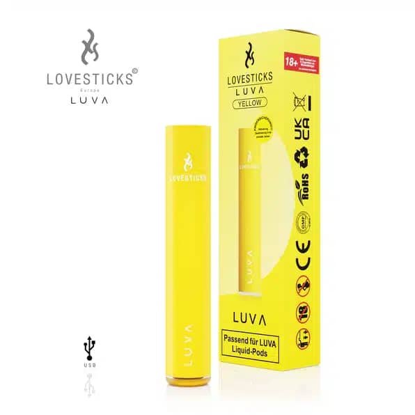 Lovesticks LUVA - Akkuträger Yellow