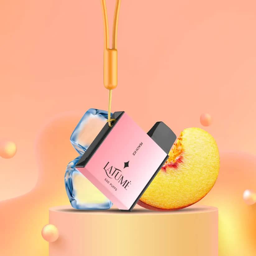 LaFume Cuatro - 600 Züge E-Shisha - Peach Ice
