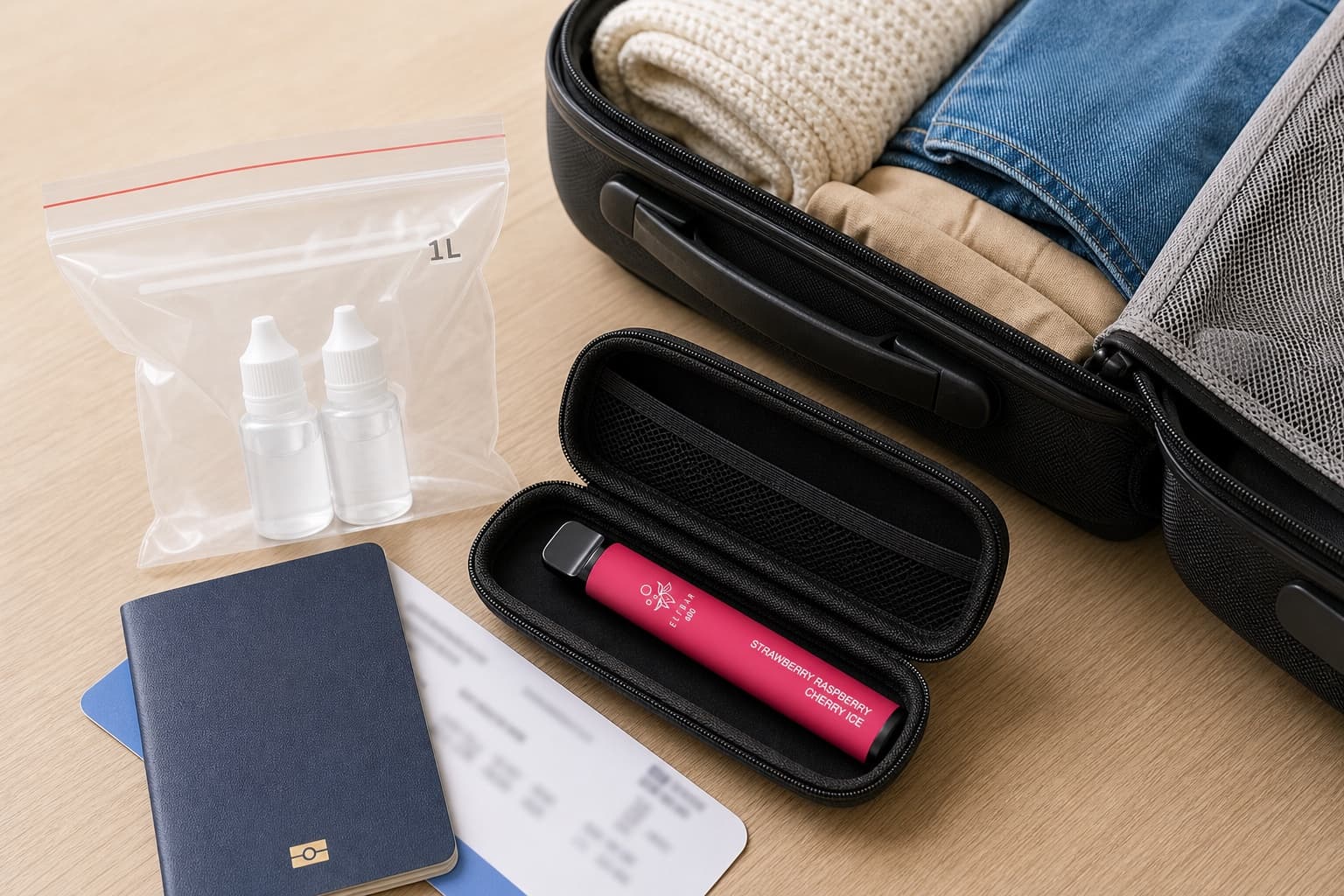 Vapes auf Reisen: Flugzeug, Auto und Ausland
