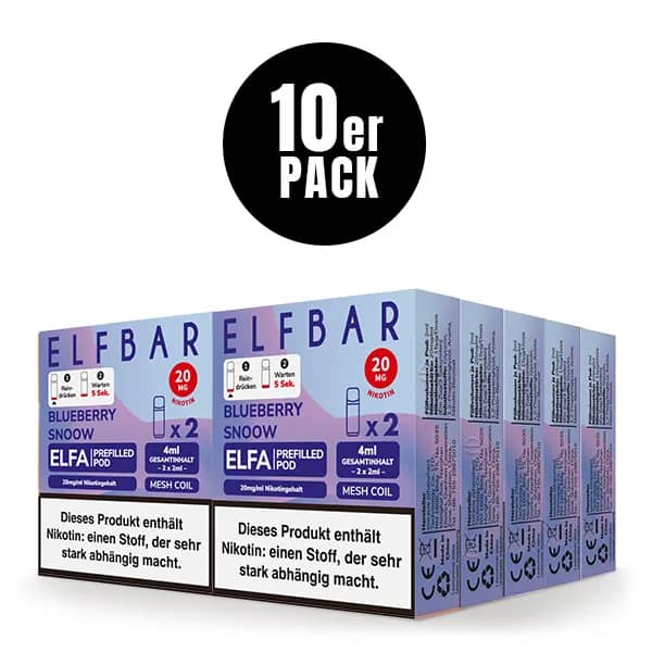 10er Pack - ELFA – Blueberry Snow