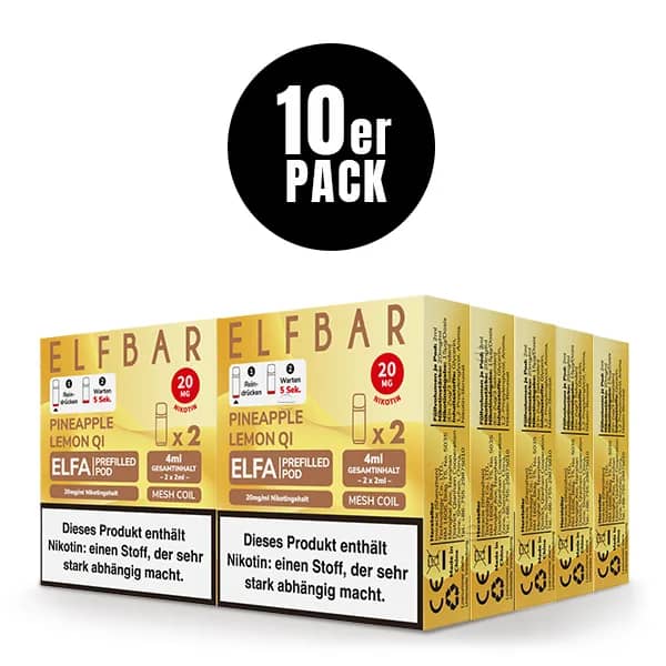 10er Pack - ELFA – Pineapple Lemon QI