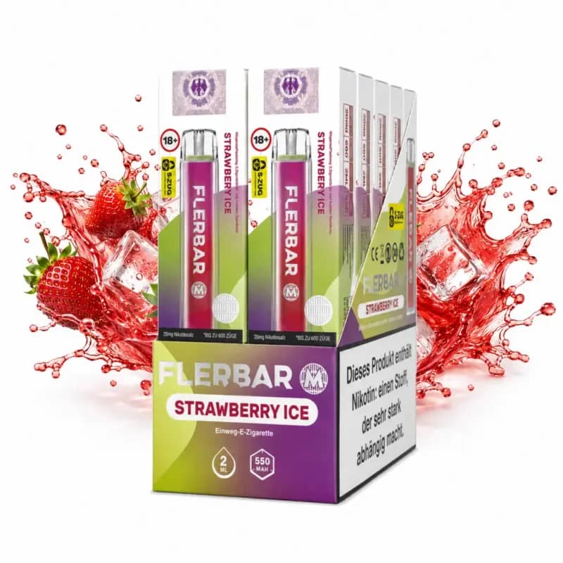 10er Pack - Flerbar – Strawberry Ice