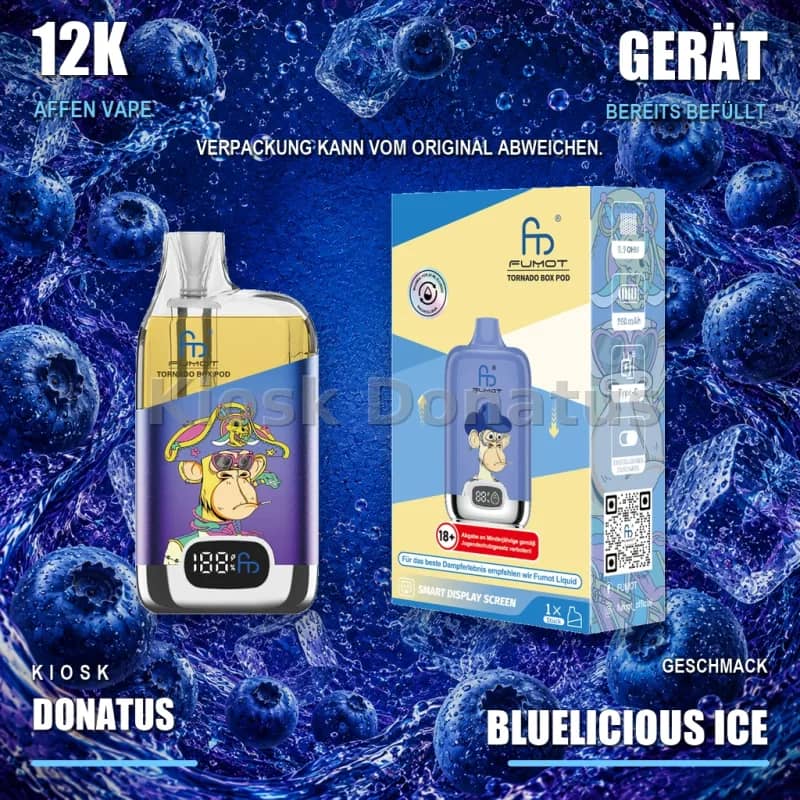 12K Affen Vape – Bluelicious Ice