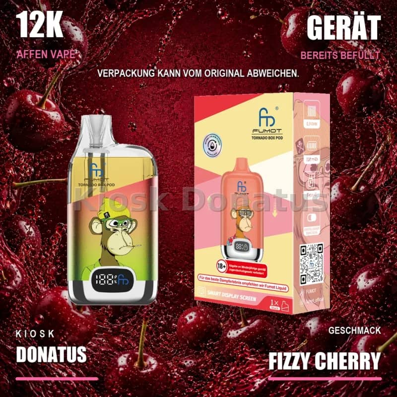12K Affen Vape – Fizzy Cherry