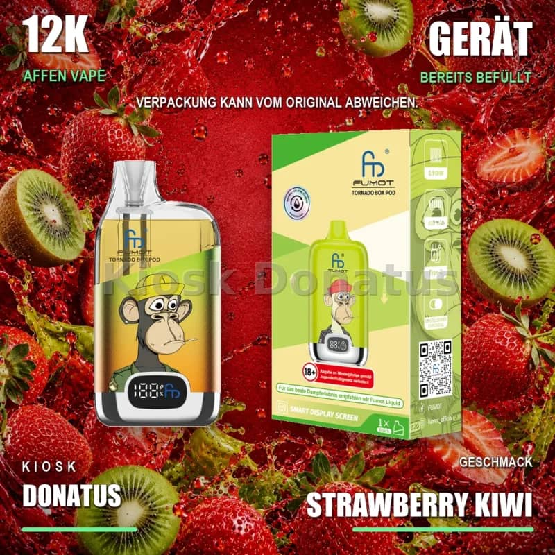 12K Affen Vape – Strawberry Kiwi