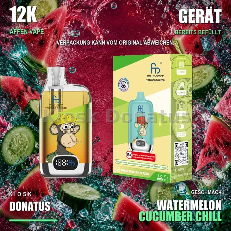 12K Affen Vape – Watermelon Cucumber Chill