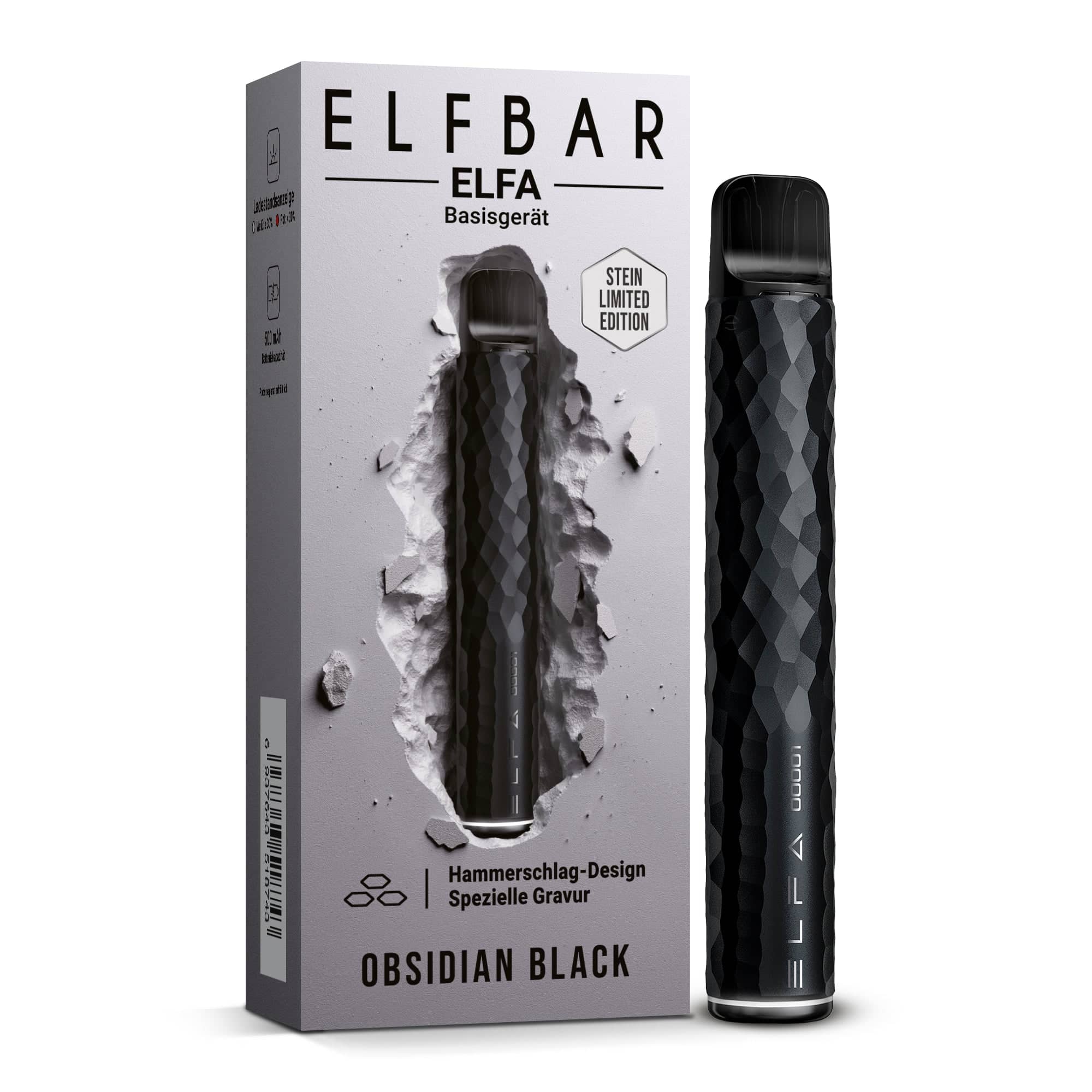 ELFBAR ELFA Basisgerät – Obsidian Black (Limited Edition)