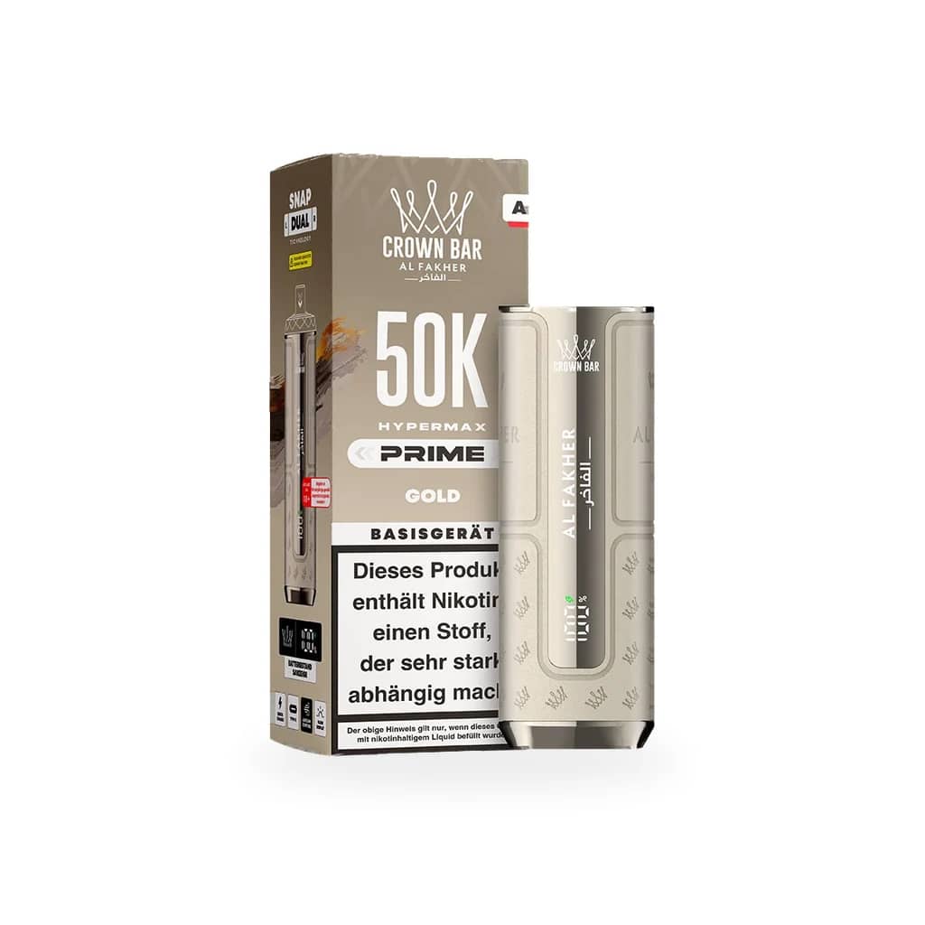 Al Fakher 50K Hypermax Prime – Akkuträger Gold