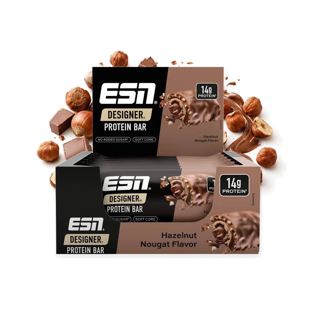 ESN Designer Bar 12 x 45 g Hazelnut Nougat