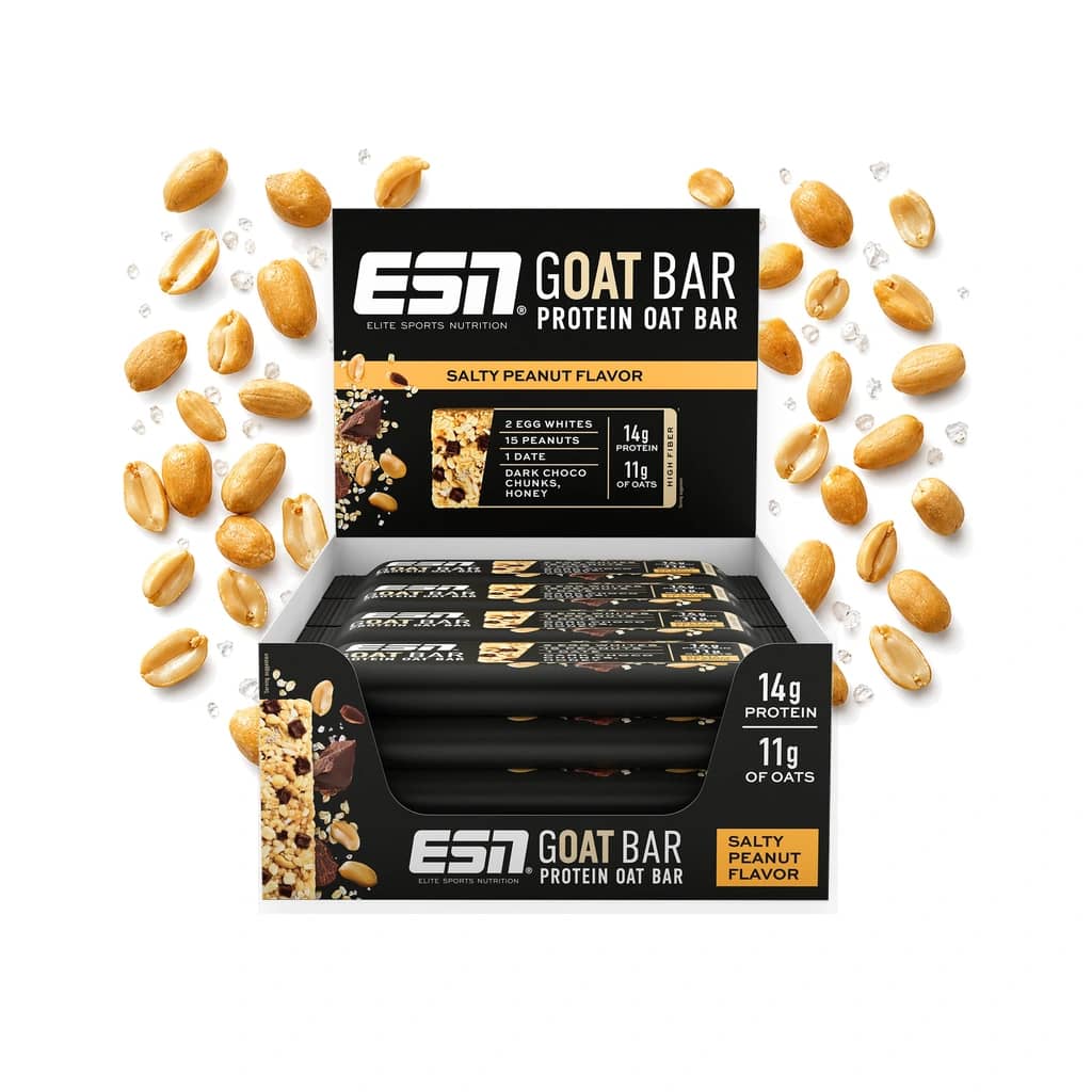 ESN GOAT Bar 12 x 55 g Salty Peanut