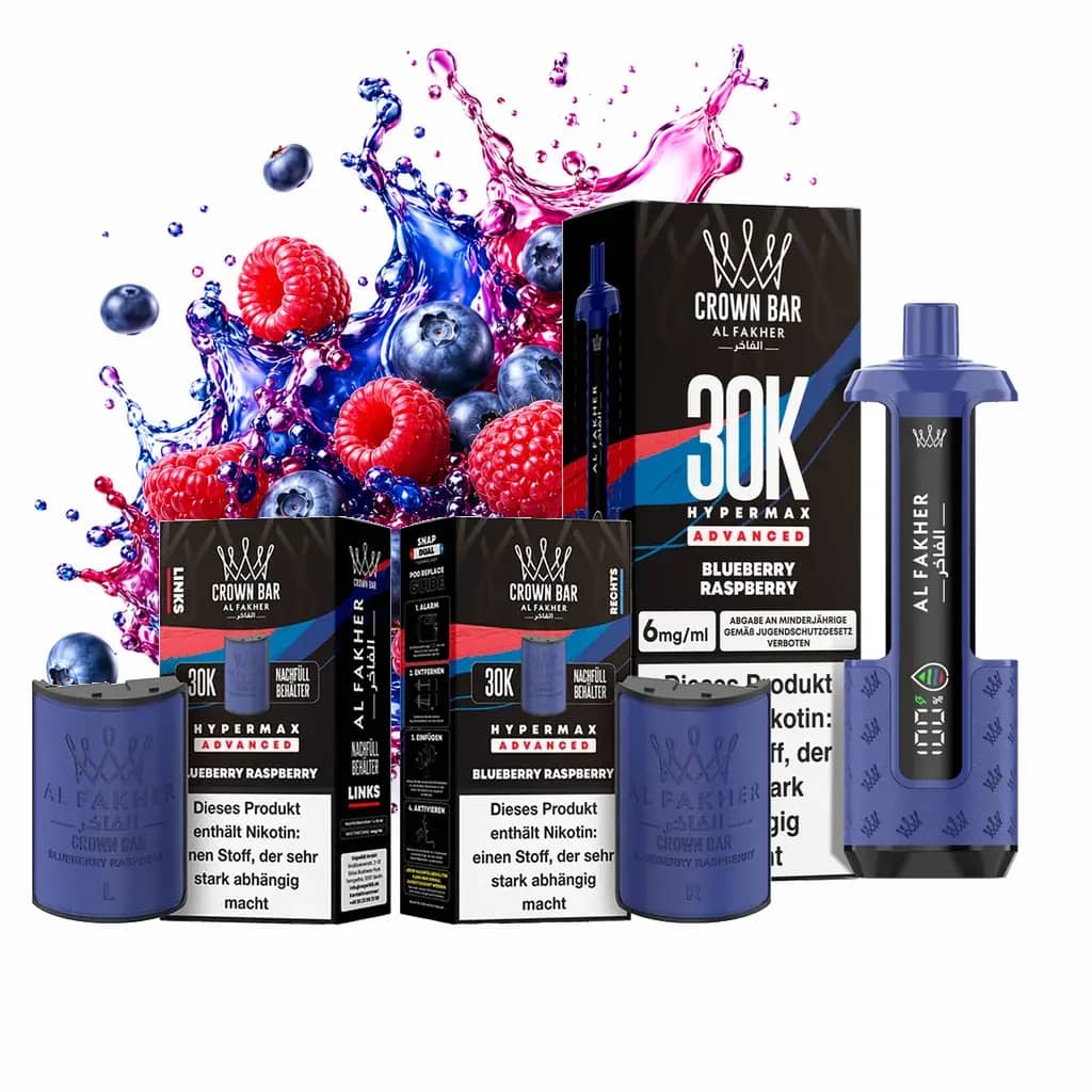 ALFAKHER 30K HYPERMAX – BLUEBERRY RASPBERRY