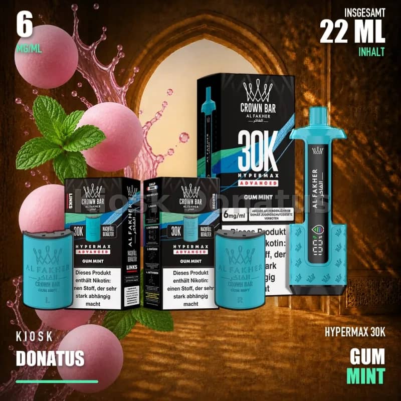 ALFAKHER 30K HYPERMAX – GUM MINT