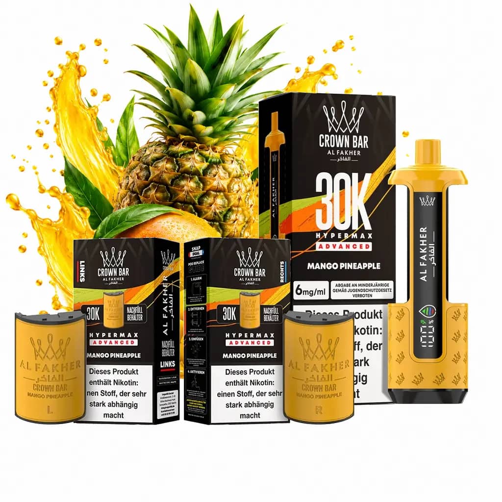 ALFAKHER 30K HYPERMAX – Mango Pineapple