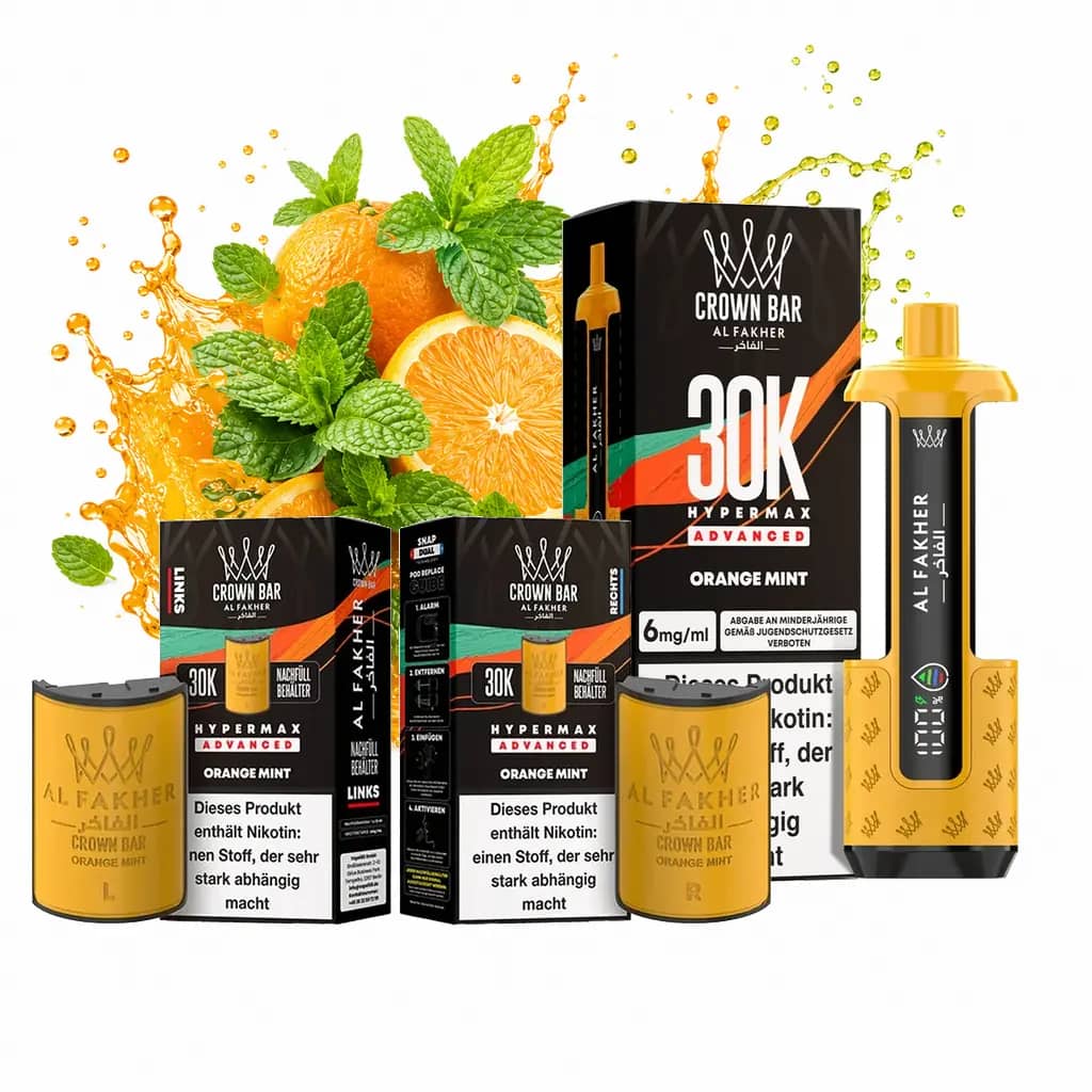 ALFAKHER 30K HYPERMAX – Orange Mint