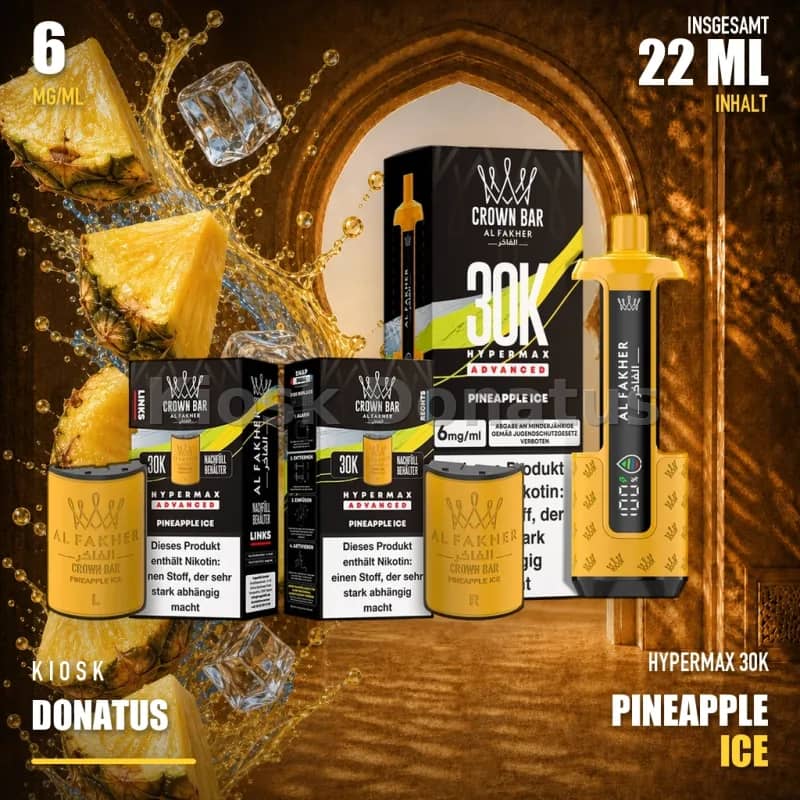ALFAKHER 30K HYPERMAX – Pineapple Ice