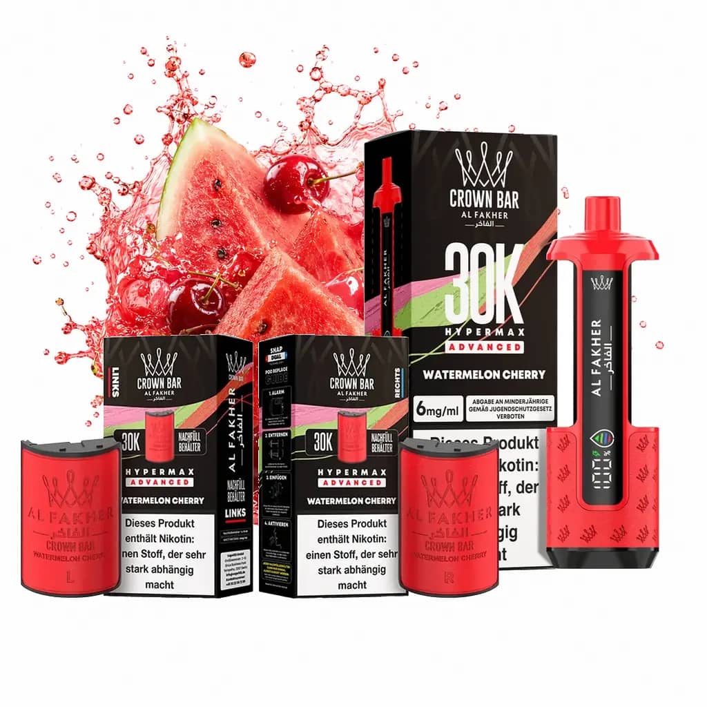 ALFAKHER 30K HYPERMAX – Watermelon Cherry